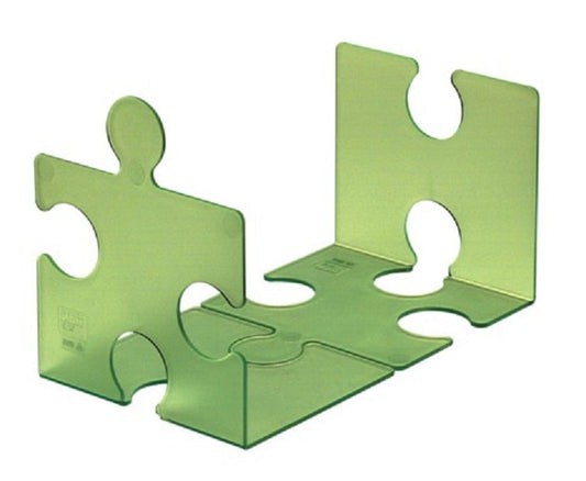 HAN PUZZLE CD-Ständer/Buchstütze im Set zu 2 Stck transl.grün
