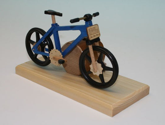 Räucherfahrrad aus Holz, Typ EBM blau Hofmann Gutes aus Deutschland