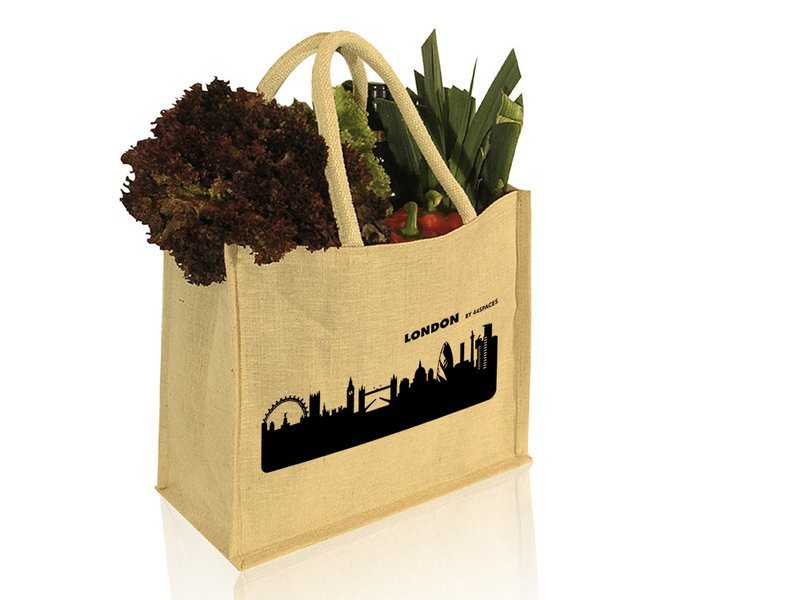 44spaces City Skyline City Shopper aus Jute