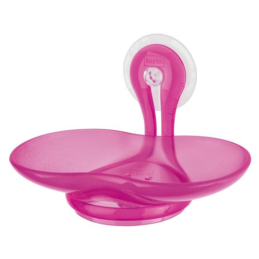 koziol Seifenschale LOOP transparent pink