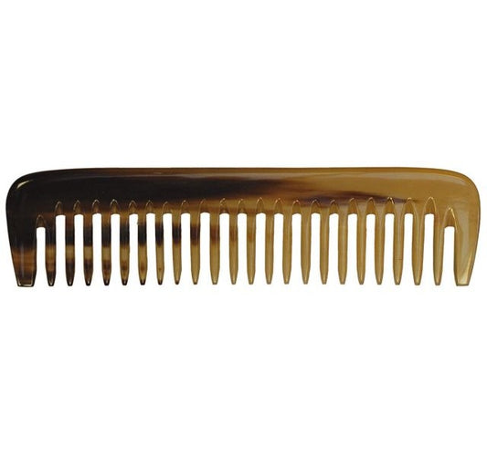 Kost Taschenkamm, Horn, mittel, 13,5cm  braun