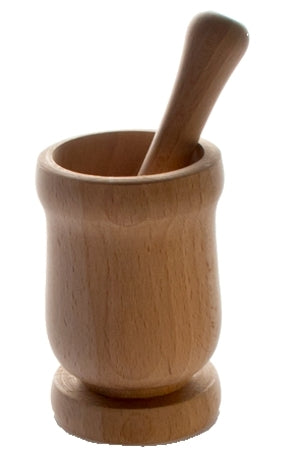 Lares Mörser, Buchenholz 10cm LARES Gutes aus Deutschland