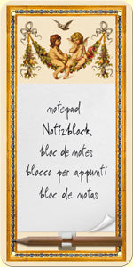 Nostalgic Art Notizblock Schild Engel