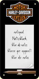 Nostalgic Art Notizblock Schild Harley-Davidson