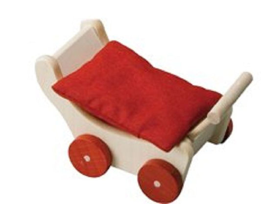 Rülke Holzspielwaren Puppenwagen für Puppenstube