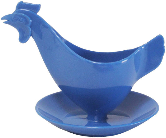 Sonja Plastic Eierbecher Huhn hellblau