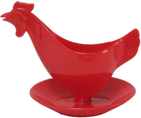 Sonja Plastic Eierbecher Huhn rot