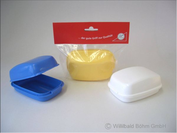 Sonja Plastic Seifendose aufklappbar für unterwegs