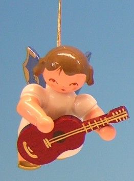 Weihnachtsengel mit Gitarre, Baumschmuck