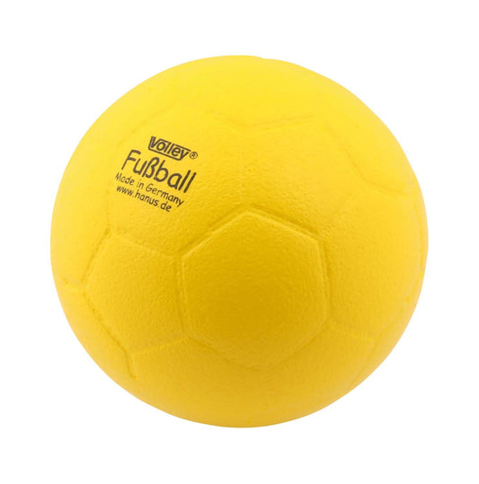 VOLLEY Fußball gelb, mit ELE Haut, 18cm