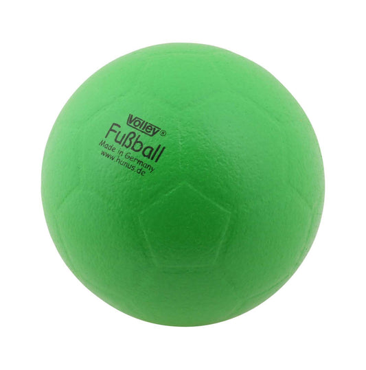 VOLLEY Fußball grün, mit ELE Haut, 18cm