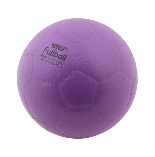 VOLLEY Fußball lila, mit ELE Haut, 18cm